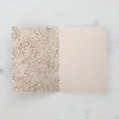 Creme Brown Leopard Print Geburtstag Karte (Innenseite)