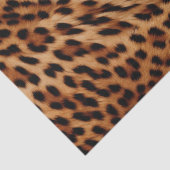 Creme Brown Leopard Print Seidenpapier (Ausschnitt)