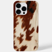Creme Brown Western Cowhide Case-Mate iPhone Hülle (Rückseite)