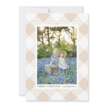 Creme Buffalo Karo Kariert auf Cream Foto