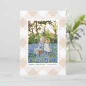 Creme Buffalo Karo Kariert auf Cream Foto (Stehend Vorderseite)