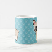 Creme Cartoon Kaffeetasse (Mittel)