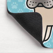 Creme Cartoon Mousepad (Ecke)