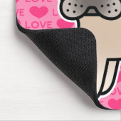 Creme Cartoon Mousepad (Ecke)
