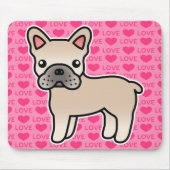 Creme Cartoon Mousepad (Vorne)