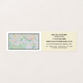 Creme Cat, Veterinär, tierärztlich, im Einzelnen Visitenkarten (Innenseite Aufgefaltet)