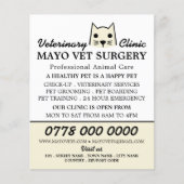 Creme Cat, Veterinary, Veterinary Service Flyer (Vorne)