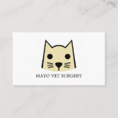 Creme Cat, Veterinary, Veterinary Service Visitenkarte (Vorderseite)