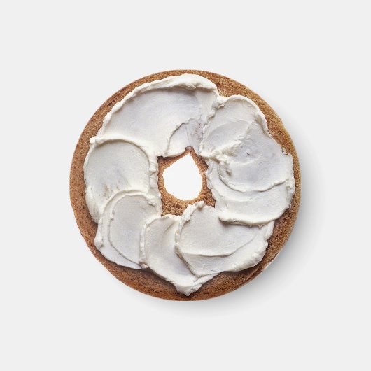 Creme Cheese Bagel Magnet (Vorne)