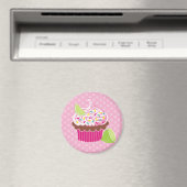 Creme Cupcake Magnet (In Situ (Geschirrspüler))