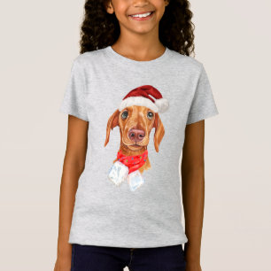 Creme-Dachshund-Hund-Weihnachten-Festtage T-Shirt