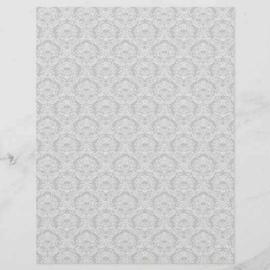 Creme Damask Medium (Vorderseite)