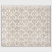 Creme-Damaskus Geschenkpapier (Flach)