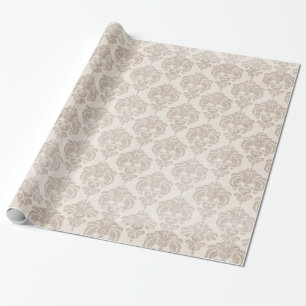 Creme-Damaskus Geschenkpapier