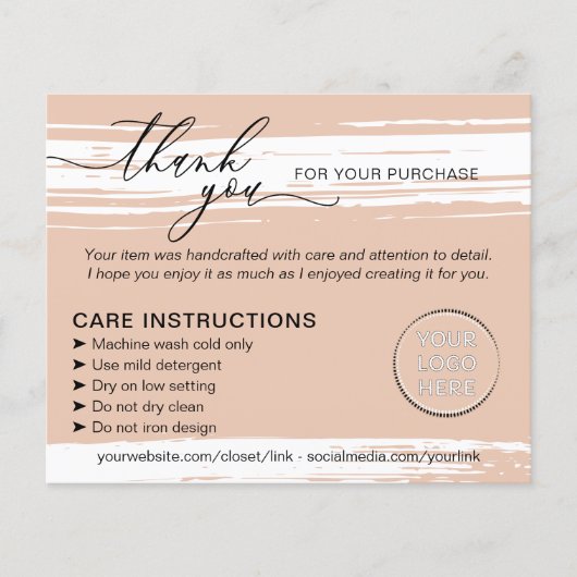 Creme Danke, dass Sie eine Anleitung für die Reini Flyer (Vorne)