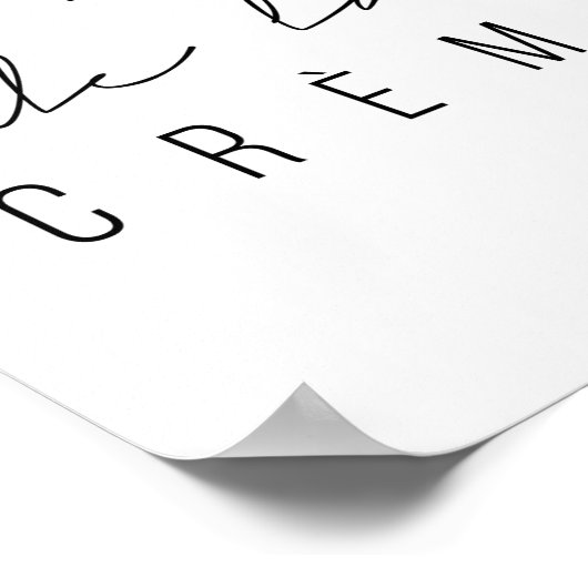 Creme de la Creme Poster (Ecke)