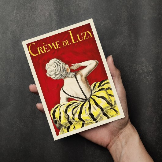 Crème De Luzy | Leonetto Cappiello Karte