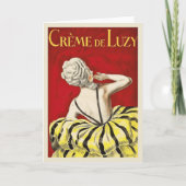 Crème De Luzy | Leonetto Cappiello Karte (Vorderseite)