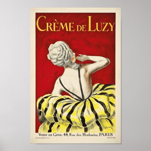 Crème De Luzy | Leonetto Cappiello Poster (Vorne)