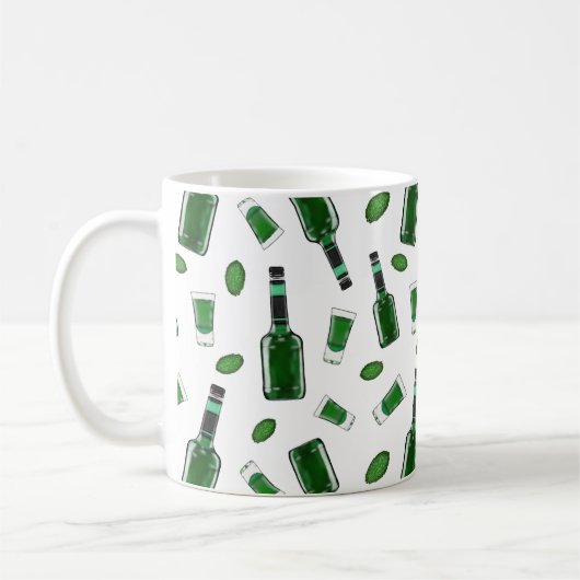 Creme de Menthe Coffee Tasse (Links)
