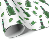 Creme de Menthe Geschenkpapier (Rolleneckpunkt)
