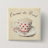 Creme de Noel Button (Vorderseite)