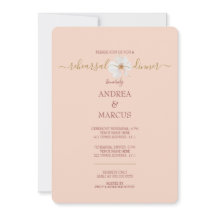 Creme de Peche Orchid Hochzeit Probe Dinner