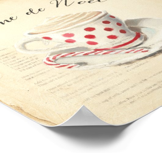 Creme de Weihnachten Poster (Ecke)