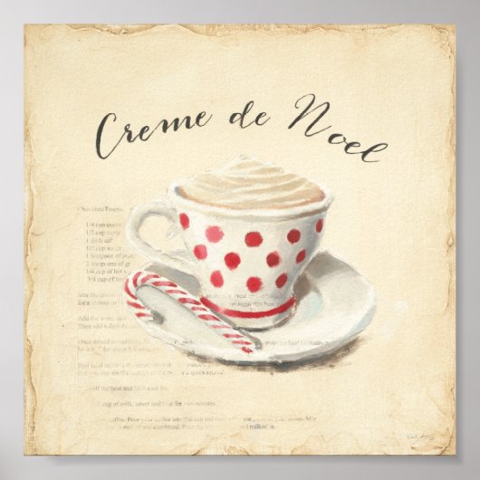 Creme de Weihnachten Poster (Vorne)