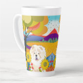 CREME DER CROP Cream Chow Latte Tasse (Linke Ecke)