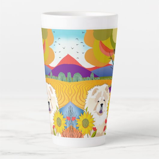 CREME DER CROP Cream Chow Latte Tasse (Vorderseite)