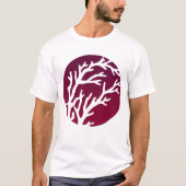 Creme dreht großen Baum T-Shirt (Vorderseite)