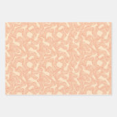 Creme Drehung Muster Geschenkwrappers Geschenkpapier Set (Vorderseite)