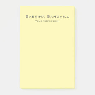 Creme Elegant Schlicht Einfach Minimalistisch Post-it Klebezettel