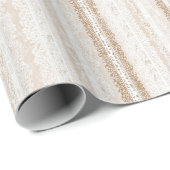 Creme Elfenbein Falsche Spitze Braut Dusche Geschenkpapier (Rolleneckpunkt)