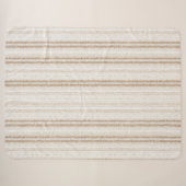 Creme Elfenbein Falsche Spitze  Sherpadecke (Vorderseite (Horizontal))
