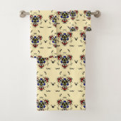 "Creme- Ethnisch Zen" Badhandtuch Set (Insitu)