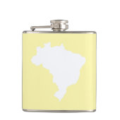 Creme Festive Brasilien Flachmann (Vorderseite)