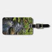 Creme fließt durch den Wald Gepäckanhänger (Vorderseite horizontal)