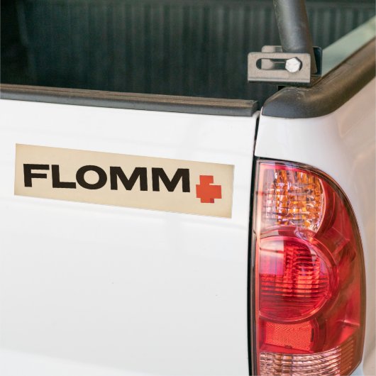 Crème FLOMM positavo Autoaufkleber (Auf Lkw)