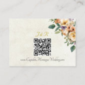 Creme Floral, QR-Code - Creme Begleitkarte (Rückseite)