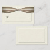 Creme Formal Platzkarten (Vorne/Hinten)