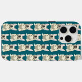Creme-Französische Bulldogge Case-Mate iPhone Hülle (Rückseite (Horizontal))