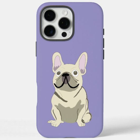 Creme Französische Bulldogge,  Case-Mate iPhone Hülle (Rückseite)
