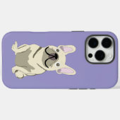 Creme Französische Bulldogge,  Case-Mate iPhone Hülle (Rückseite (Horizontal))
