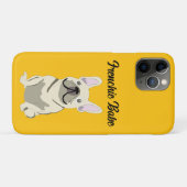Creme-Französische Bulldogge, Frenchie Babe Case-Mate iPhone Hülle (Rückseite (Horizontal))