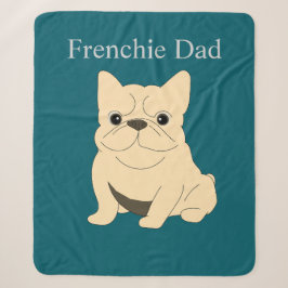Creme-Französische-Bulldogge, Frenchie-Vater Sherpadecke