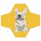 Creme-Französische Bulldogge Fußball (Flach)