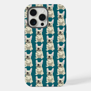 Creme-Französische Bulldogge iPhone 15 Pro Max Hülle