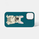 Creme Französische Bulldogge, iPhone Hülle (Rückseite (Horizontal))